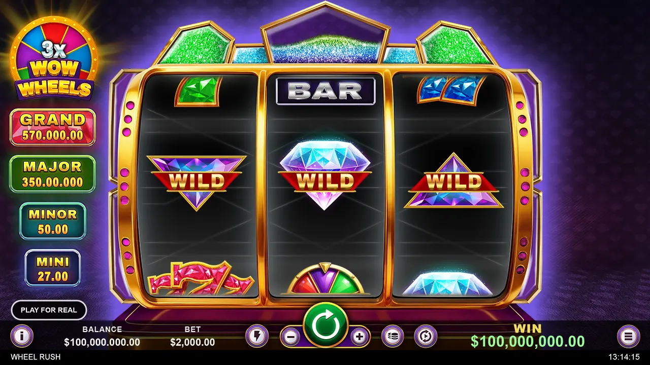 3X WOW WHEELS Slot 3X WOW WHEELS Slot Gameplay